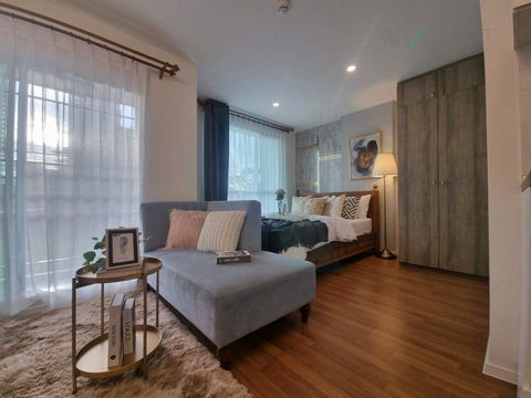 🚩 For Rent Condo LUMPINI PLACE BANGNA KM.3 Building A, Floor 2,Studio, Room size 23 sqm