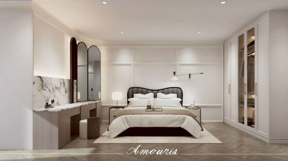 picture Sale! Amouris 2‑Storey Townhouse – Fully Renovated in  Modern French Classic Style  Located  in the heart of the city   Ekkamai & Thonglor - 1/6