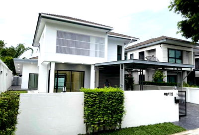 บ้านเดี่ยวให้เช่า : ให้เช่าบ้านเดี่ยว ดิ ฮาบิแทท ราชพฤกษ์ ( D’ HABITAT Ratchapruek) 