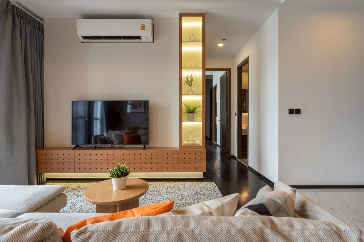 picture ✅️(Newly renovated room) 2 Bedroom 2 Bathroom 66 sqm. Park Origin Thonglor, luxury condo in the heart of Thonglor, real room photos!! - 6/15
