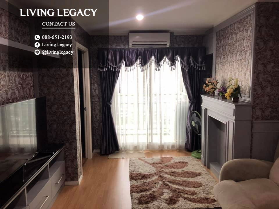 รูป LV69U8AE ให้เช่าคอนโด Lumpini Place Srinakarin - Huamark Station 34 ตร.ม. ชั้น 12 ตึก B line id : @livinglegacy - รูปที่ 3/11