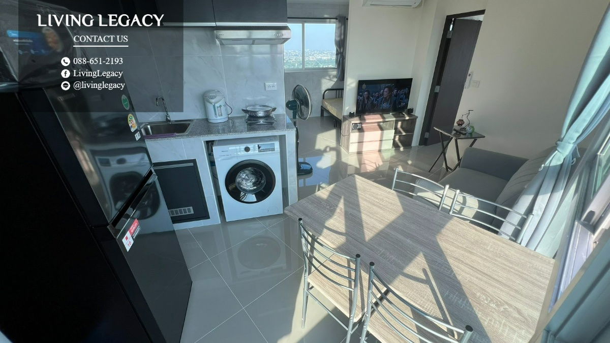 picture LWR6BEWR Condo For Rent Asakan Place Srinakarindra 43.7 Sq.M. Floor 36 line id : @livinglegacy - 16/19