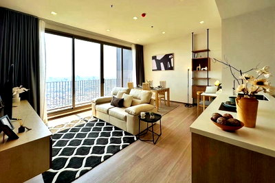 คอนโดให้เช่า : Rhythm Charoenkrung Pavilion 2 bedrooms, for rent