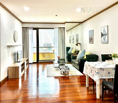 📌 For Rent Condo BAAN CHAO PRAYA Building 1, Floor 17,1 bed room, Room size 65 sqm