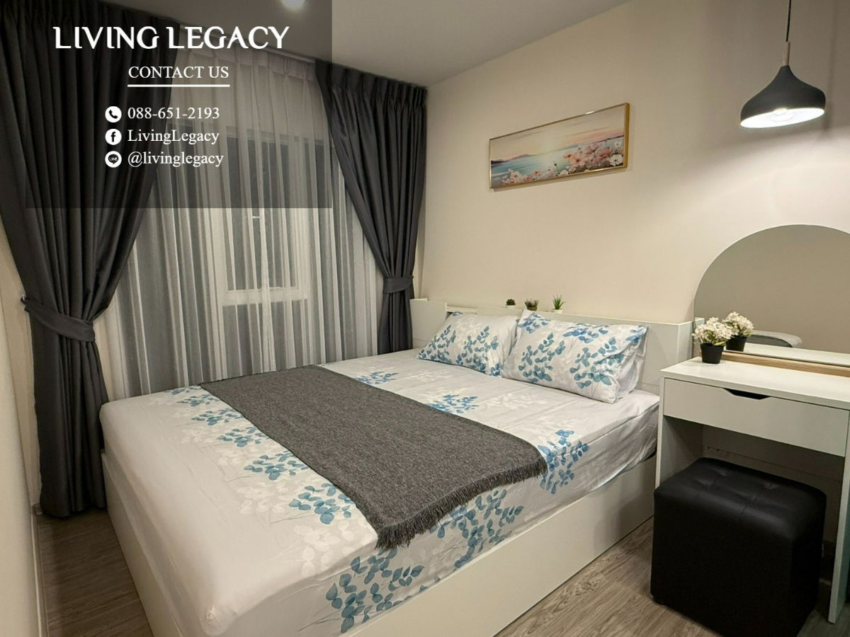 รูป T2O5Q0 ให้เช่าคอนโด Regent Home Bangna 28 ตร.ม. ชั้น 27 ตึก B line id : @livinglegacy - รูปที่ 2/7