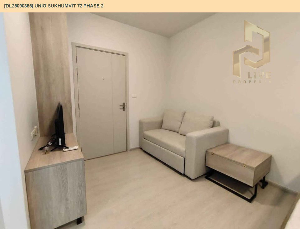 picture DL25090385 Condo for rent, UNiO Sukhumvit 72 Phase 2 near BTS Bearing, ready to move in, call urgently 0800343450 LineID @655ebbvc - 2/7