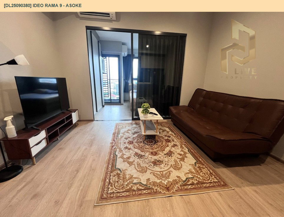 picture DL25090380 Condo for rent, IDEO Rama 9 - Asoke near MRT พระราม 9, ready to move in, call urgently 0800343450 LineID @655ebbvc - 2/10