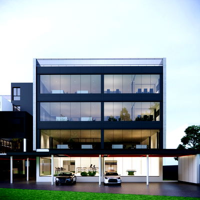 เช่าโฮมออฟฟิศ เขตสวนหลวง : FOR RENT MODERN OFFICE สำนักงาน 3 ชั้น บนถนนพัฒนาการ มีลิฟ ใกล้ทองหล่อ 10 นาที