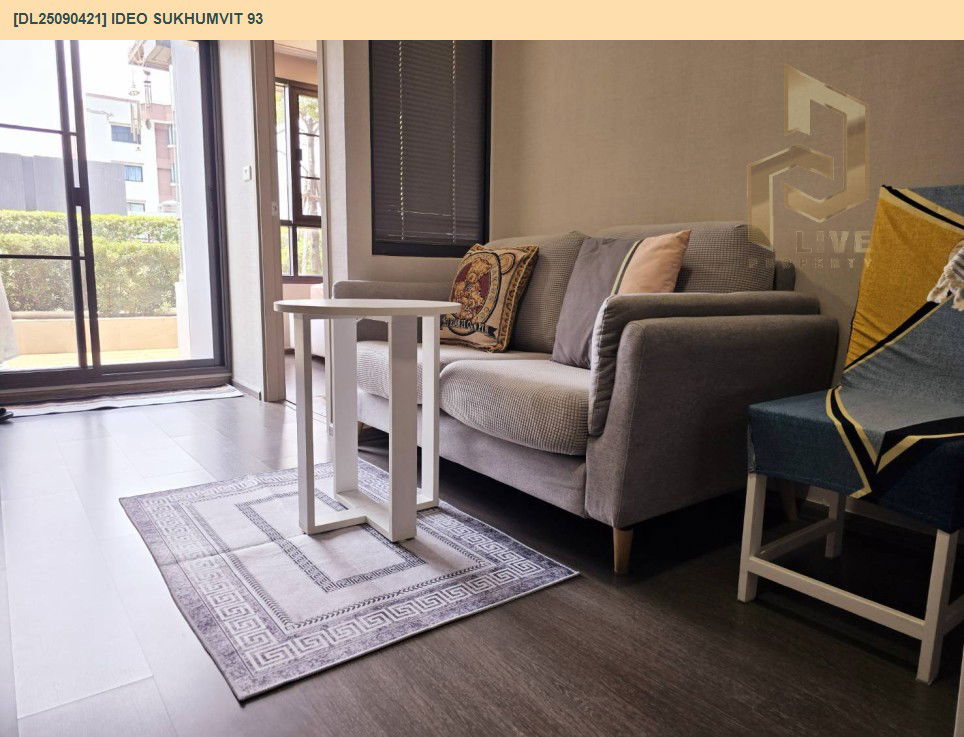 picture DL25090421 Condo for rent, IDEO Sukhumvit 93 near BTS Bang Chak, ready to move in, call urgently 0800343450 LineID @655ebbvc - 5/12