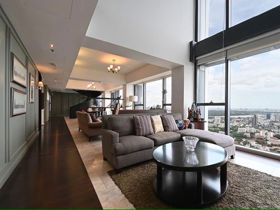 picture ST223 For Rent – The Met Sathorn | Rare High-Floor Duplex with River & Bang Kachao View - 3/9