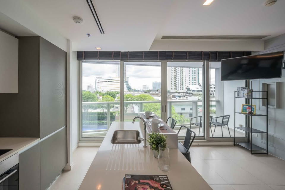 picture TA8089✨LineID @556ryccg🌅45 sqm 1 Bedroom Floor7 Fully furnished The River Charoen Nakhon view Chao Phraya River & ICON SIAM - 15/15