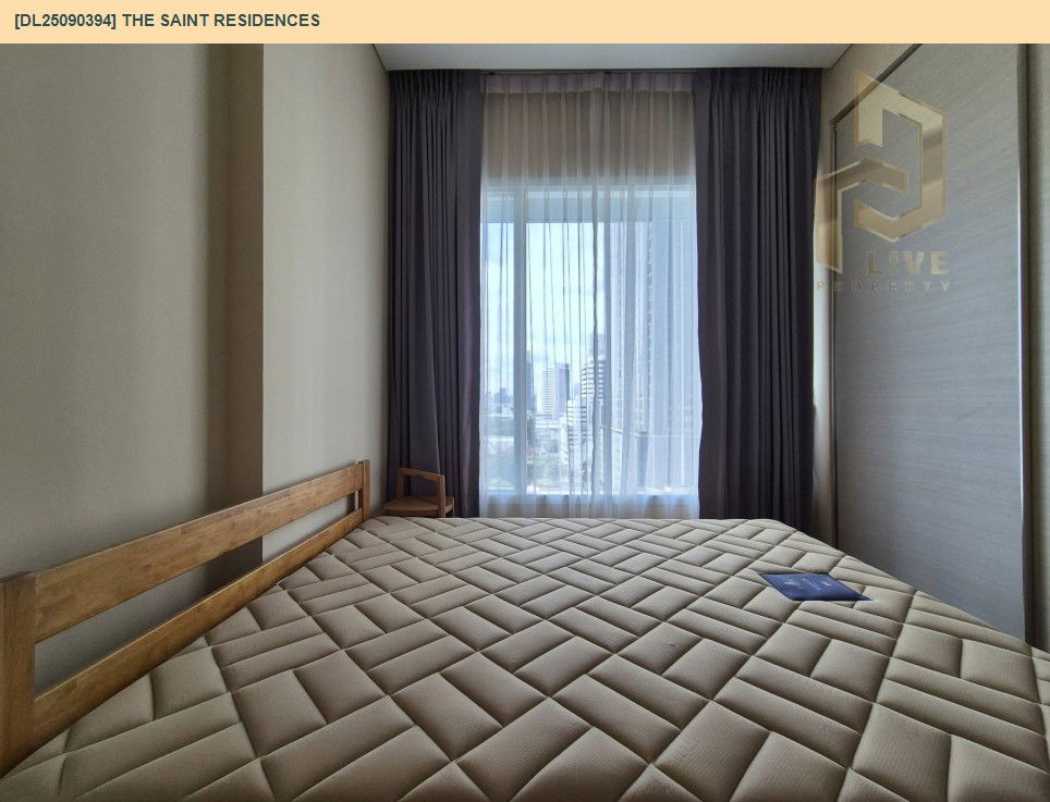 รูป DL25090394 ให้เช่าคอนโด เดอะ เซนต์ เรสซิเดนซ์ (The Saint Residences) ใกล้ MRT พหลโยธิน พร้อมเข้าอยู่ โทรด่วน 0638692663 LineID @534wlwof - รูปที่ 12/12
