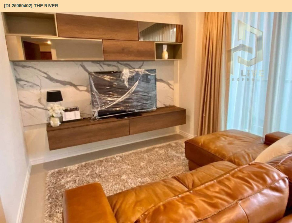 picture DL25090402 Condo for rent, The River near BTS Krung Thon Buri, ready to move in, call urgently 0614453194 LineID @162cjixi - 2/12
