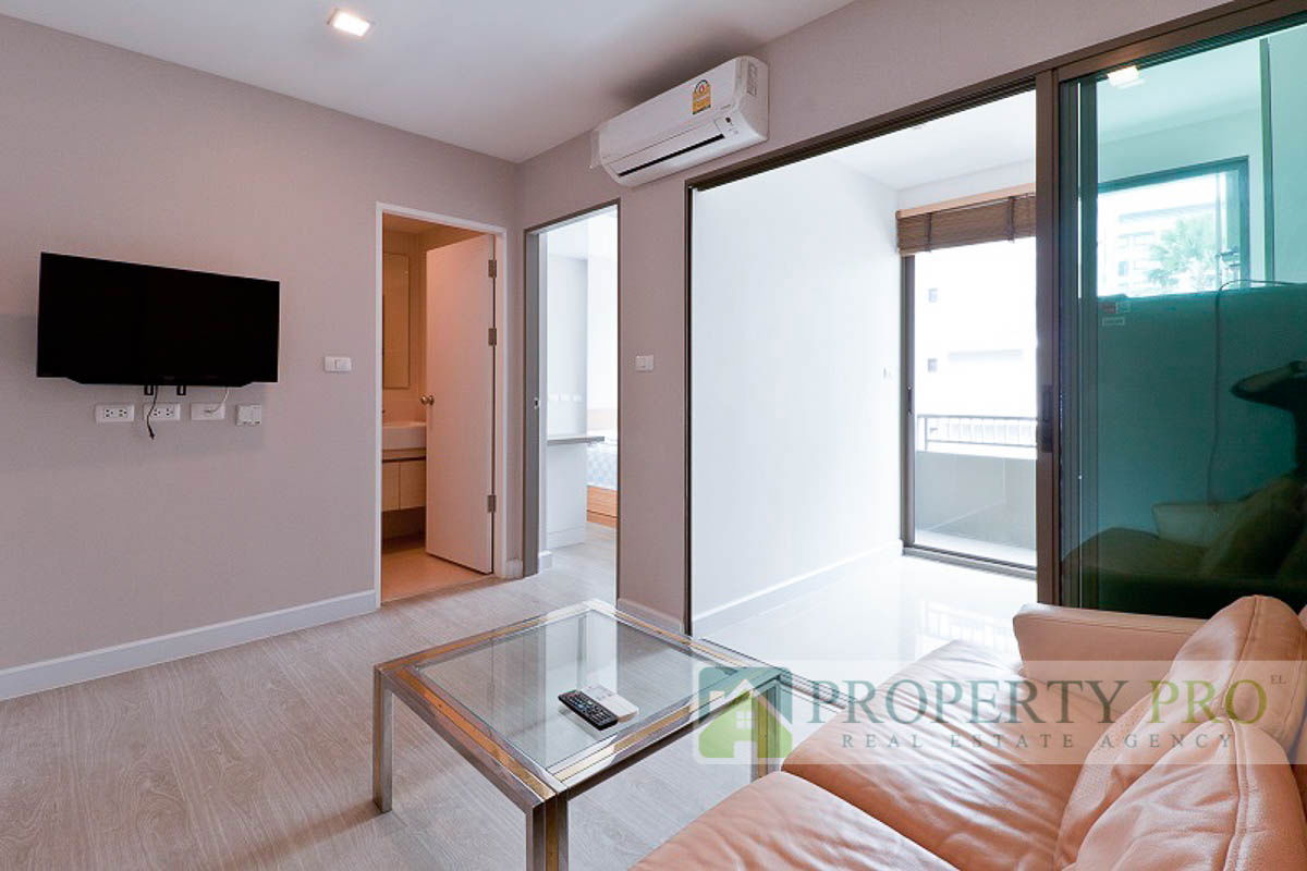 picture Condo for Rent Metro Luxe Ratchada, 1 bedroom 28 sqm Fully Furnished Near MRT Huai Khwang, Sutthisan, Ratchadaphisek, Inthamara : EL25R-006 - 1/12