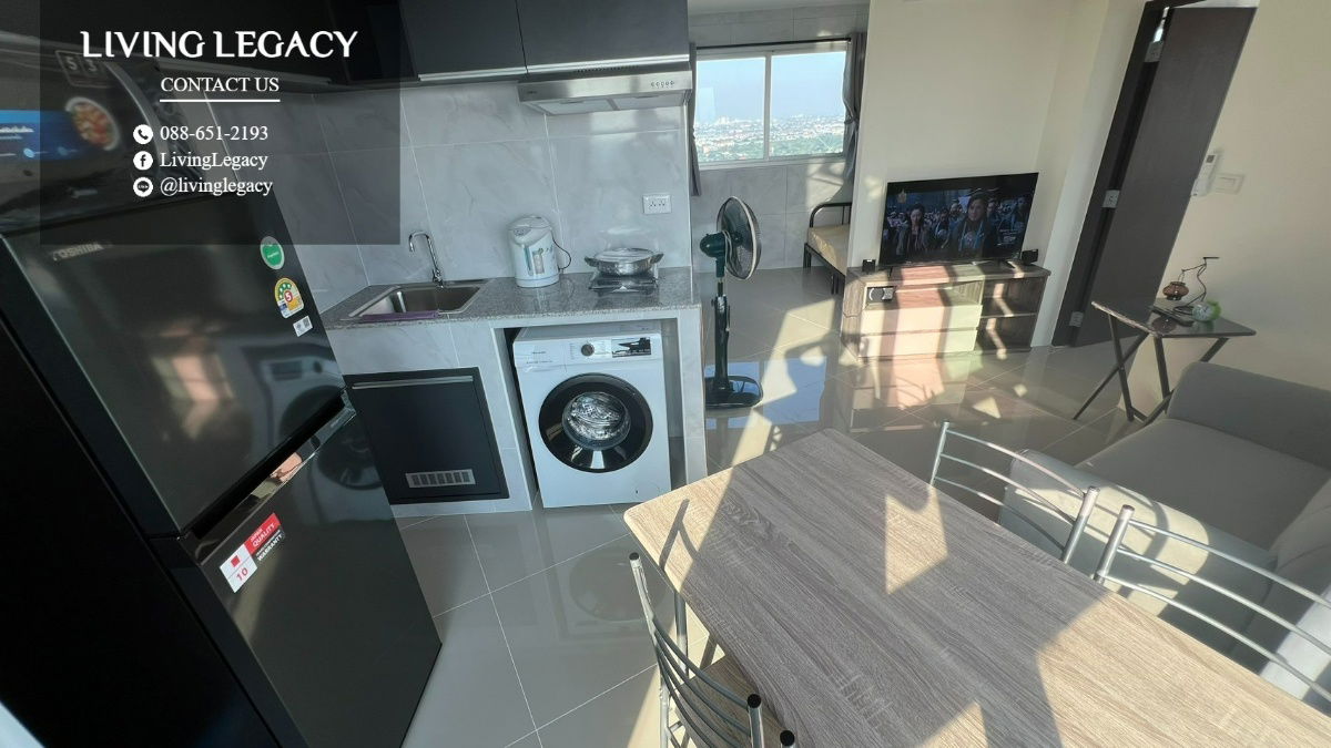 picture LWR6BEWR Condo For Rent Asakan Place Srinakarindra 43.7 Sq.M. Floor 36 line id : @livinglegacy - 9/19