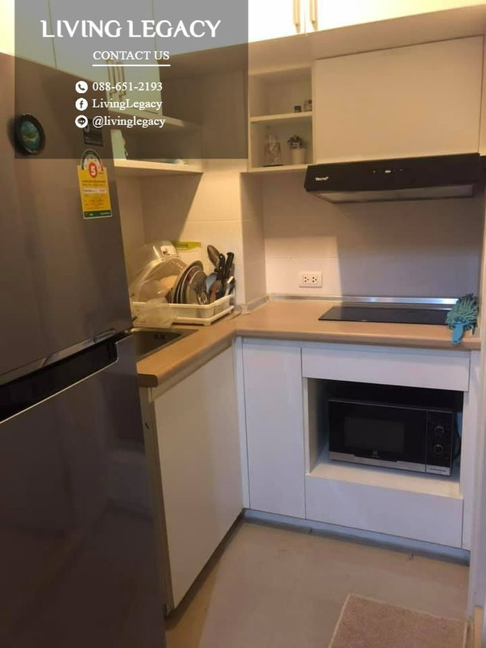 รูป LV69U8AE ให้เช่าคอนโด Lumpini Place Srinakarin - Huamark Station 34 ตร.ม. ชั้น 12 ตึก B line id : @livinglegacy - รูปที่ 8/11