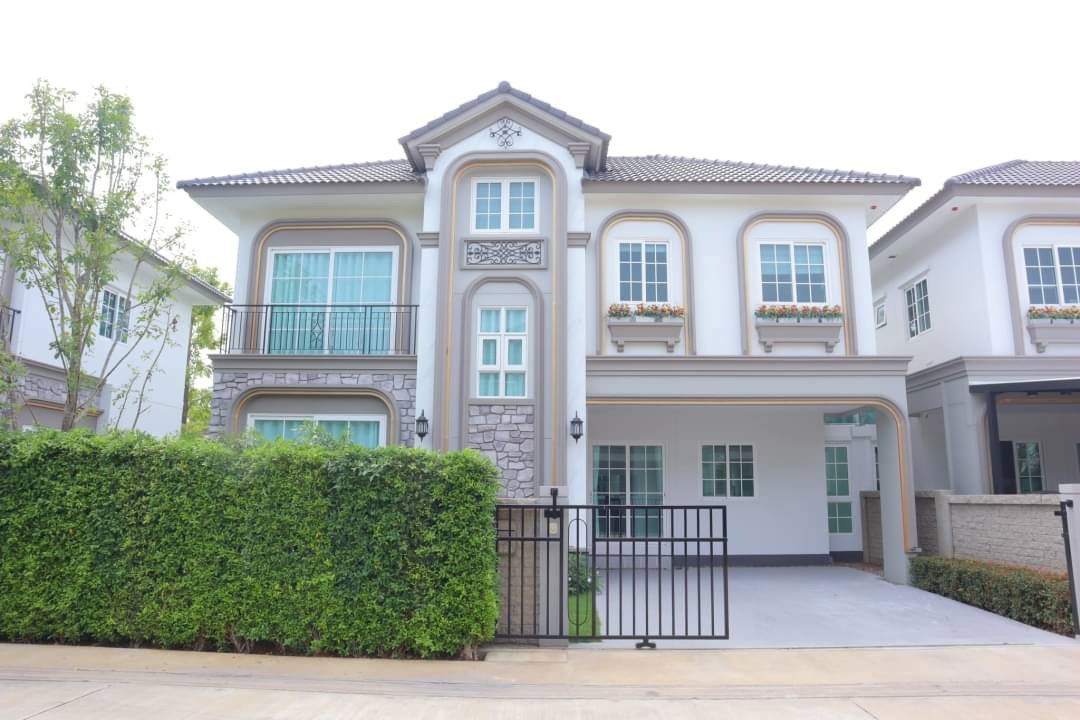 picture 🏡#PN2402_058🏡𝗙𝗼𝗿 𝗥𝗲𝗻𝘁 7️⃣7️⃣k.𝗙𝗼𝗿 𝗥𝗲𝗻𝘁 7️⃣7️⃣k.🔥✨Brand new detached house, Grandio Bangna Km.5 project, ready to move in 19 Sep. 2025 - 1/19