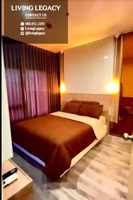 คอนโดให้เช่า : LWT5GLGN ให้เช่าคอนโด Rich Park @ Triple Station 36 ตร.ม. ชั้น 37 line id : @livinglegacy