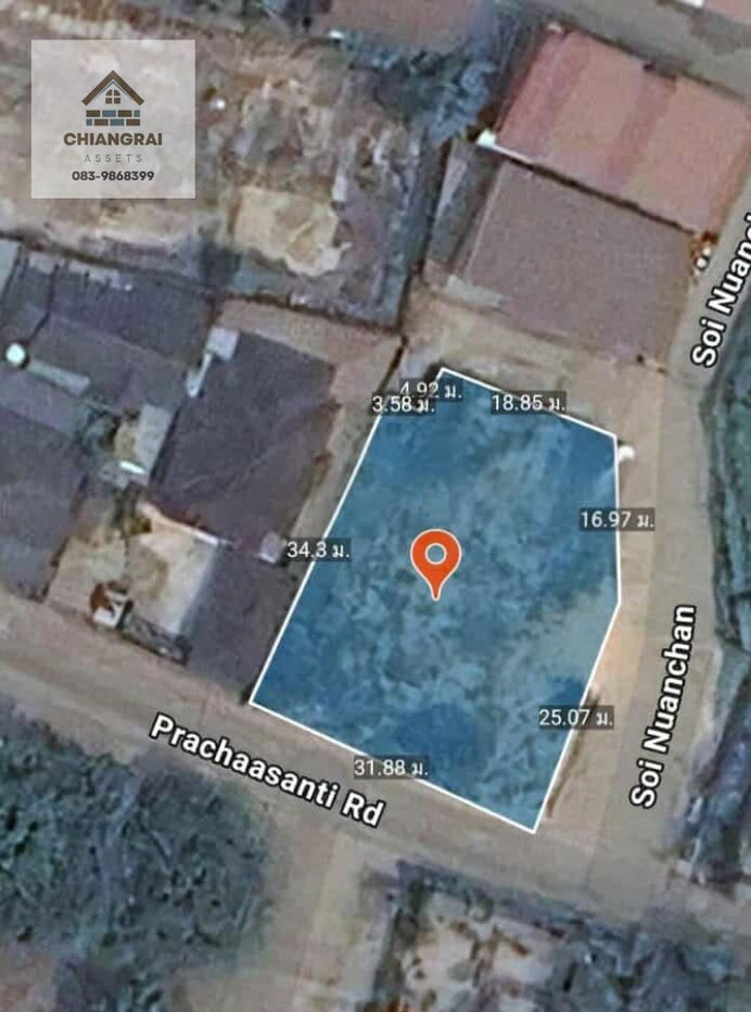 picture Land for Sale/Long-term Lease – 286 sq.wah (1,144 sq.m.) Opposite Sport Inn Hotel, Chiang Rai City - 2/4