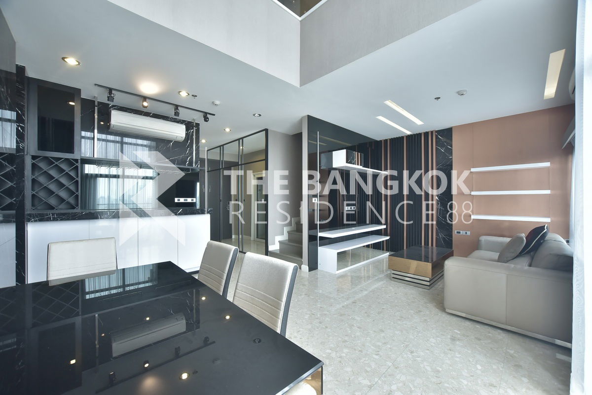 รูป  The Crest Sukhumvit 34  💫 ห้อง duplex , 2 ห้องนอน  ราคาถูกกว่าในตลาด 🔥 ใกล้ BTS ทองหล่อ  - รูปที่ 4/13