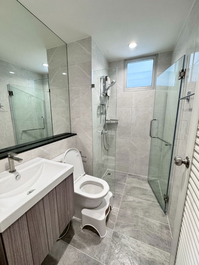 รูป ให้เช่า คอนโดรีโนเวทใหม่ เดอะทรี บางโพ สเตชั่น 2-bed 58 ตรม ชั้น12A (มีเครื่องซักผ้า) 🆔 line: ey_annie - รูปที่ 17/23
