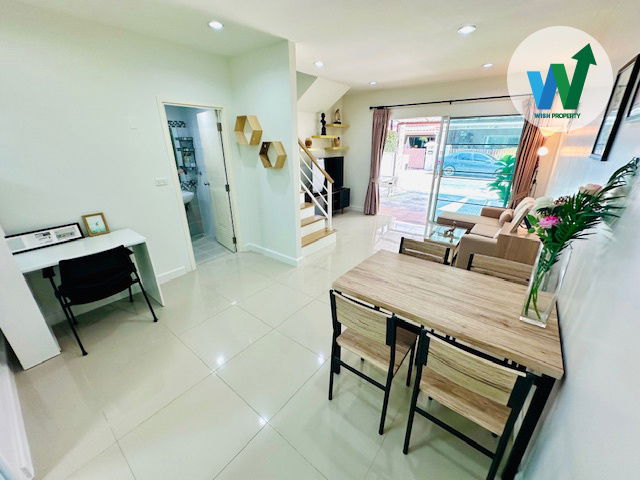 รูป ขายบ้านอ่อนนุช บ้านอ่อนนุช พฤกษา พัฒนาการ หลังมุม ที่จอดรถเยอะ ต่อเติมครบ ทำเลดี หลังบ้านไม่ติดใคร - รูปที่ 4/10