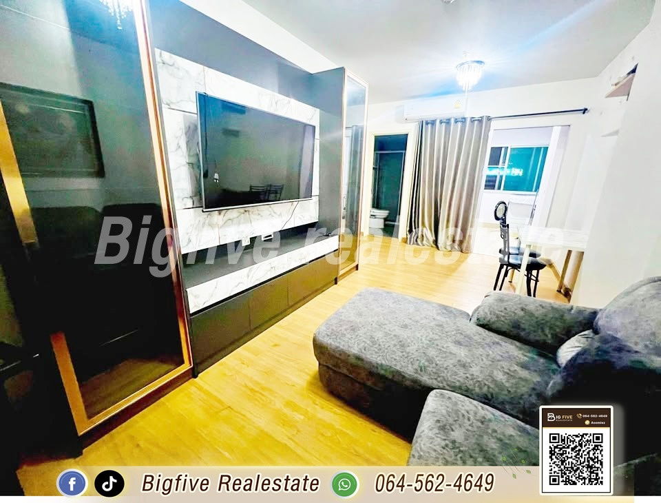 picture A68-070 Condo for rent at Supalai Veranda Rattanathibet, 46 sq m. Morning sun, large room✨ - 2/10