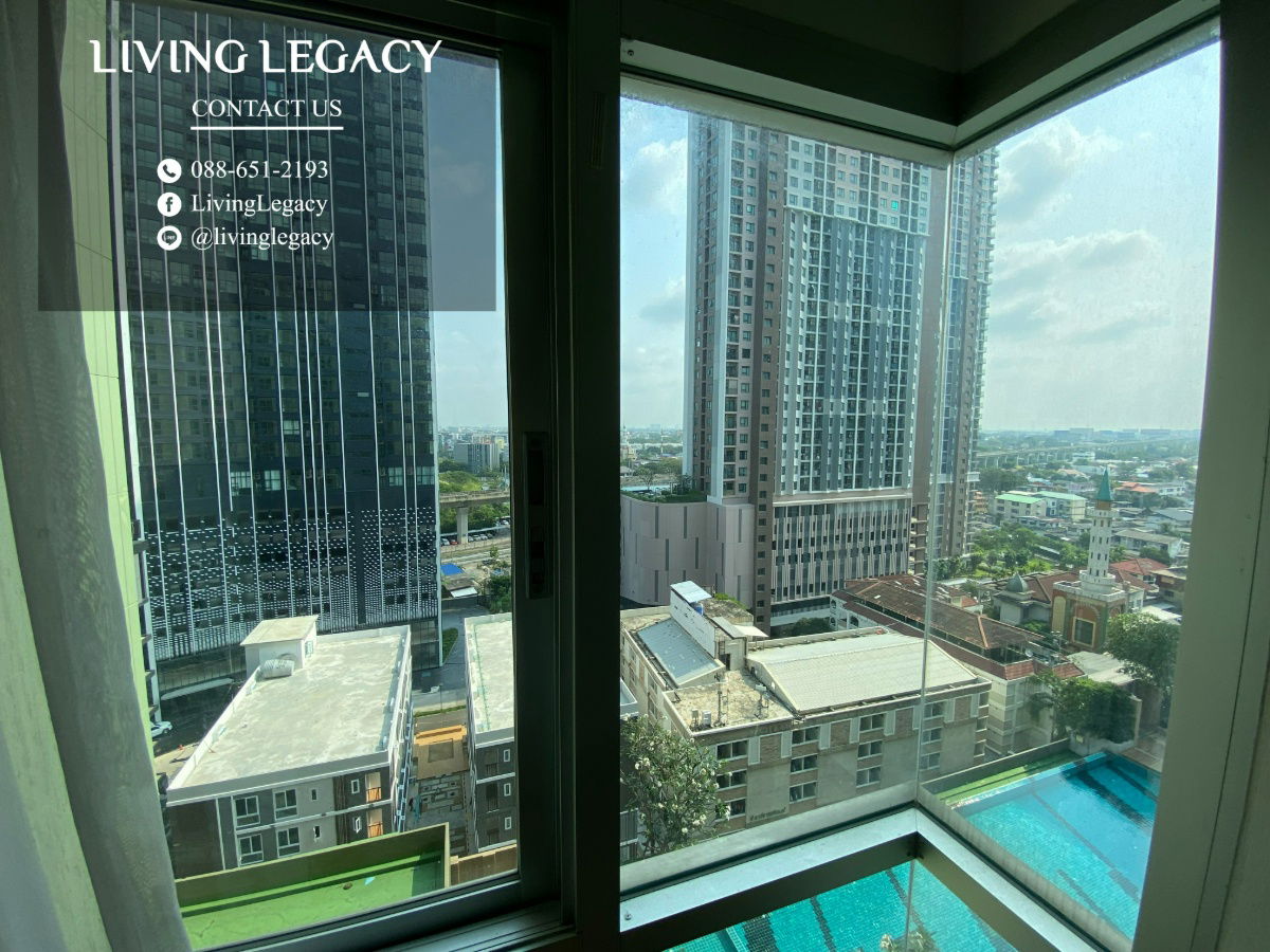 รูป LT475UEG ให้เช่าคอนโด Lumpini Place Srinakarin - Huamark Station 33 ตร.ม. ชั้น 12 ตึก A line id : @livinglegacy - รูปที่ 13/15