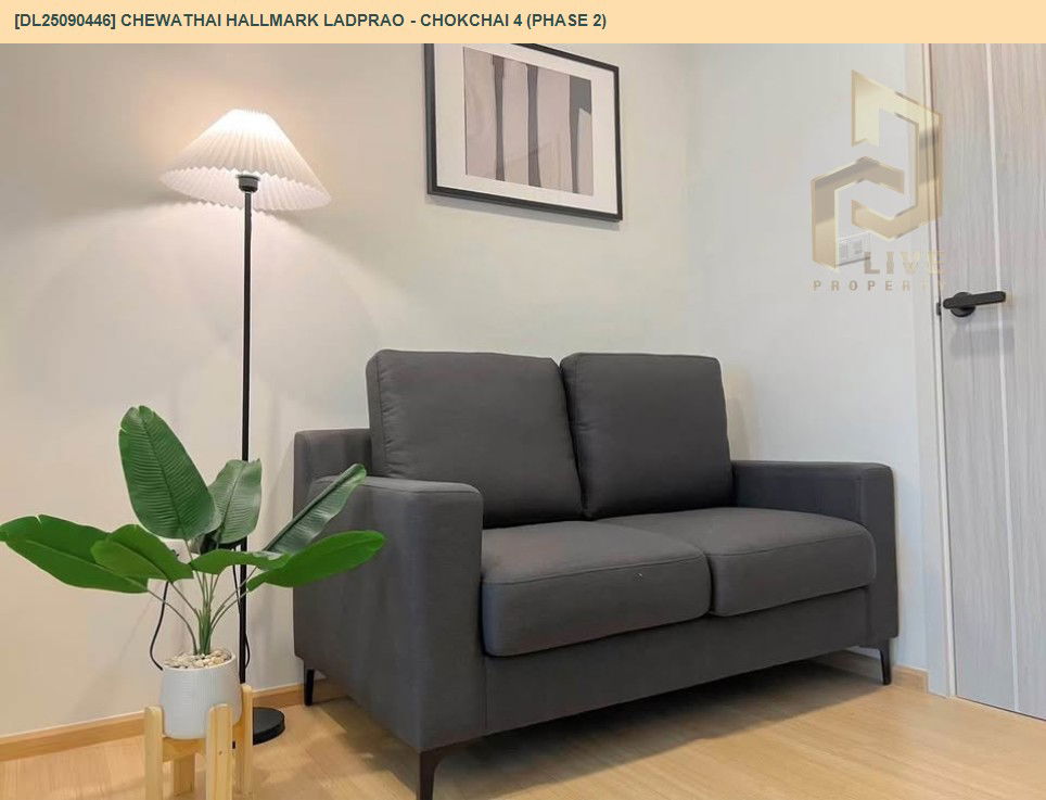 picture DL25090446 Condo for rent, Chewathai Hallmark Ladprao - Chokchai 4 (Phase 2) near -, ready to move in, call urgently 0653619502 LineID @534wlwof - 10/13