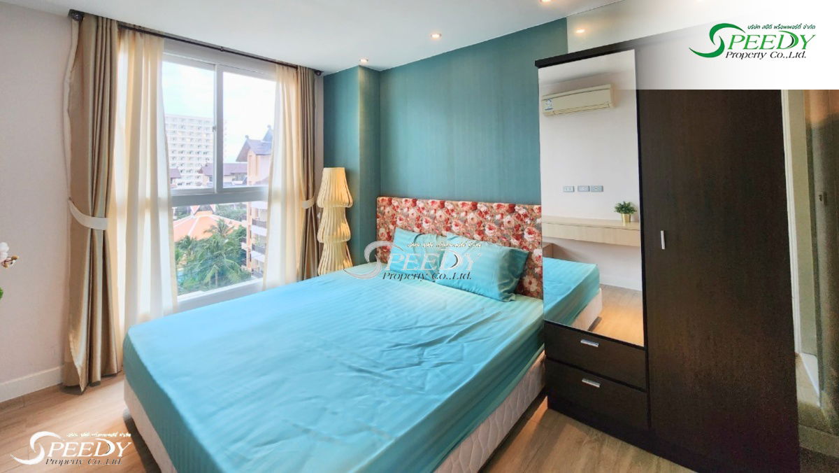 picture Condo Pattaya for rent, 1 bedroom, 1 bathroom ☁️ Ready to move in, shady atmosphere - 1/12