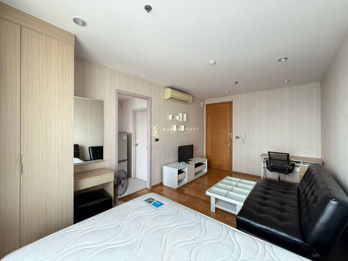 picture OMG389  < Ready to move 19-Sep-25 >  Nice Studio + Fully furnished + Cheap RENT @ [ Fuse Sathorn - Taksin ] - 1/7