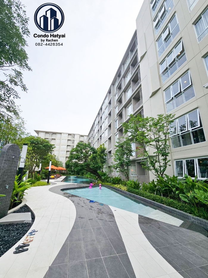 picture New condo for sale, good price, D Condo Sand, new condo, size 29 sq m, studio, 1 bedroom, starting price 1.39 million baht. - 20/22