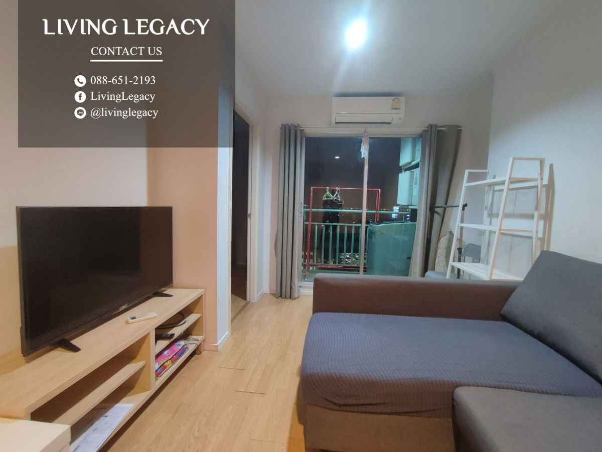 รูป LT475UEG ให้เช่าคอนโด Lumpini Place Srinakarin - Huamark Station 33 ตร.ม. ชั้น 12 ตึก A line id : @livinglegacy - รูปที่ 12/15