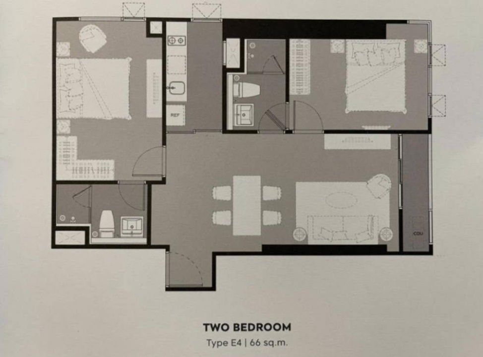 picture Selling Life Ladprao 2 bedrooms, beautiful room, fully furnished, ready to move in, next to BTS Ha Yaek Lat Phrao.- SW002979 - 18/20