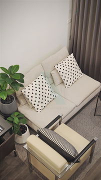 For Rent Condo KNIGHTSBRIDGE SPACE RAMA 9 Building 1, Floor 27,Duplex, Room size 33 sqm