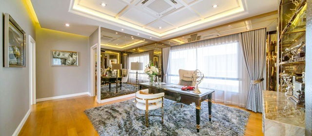 รูป ลดราคา 40% บางนา ให้เช่าคฤหาสน์หรู 2 ชั้น 135ตร.วา. สวนหลวง สุวรรณภูมิ406 ตร.ม. หรูหรา พร้อมเฟอร์ฯ 4นอน 5น้ำ นิคมอุอัญธานี 900 ม. - รูปที่ 7/8