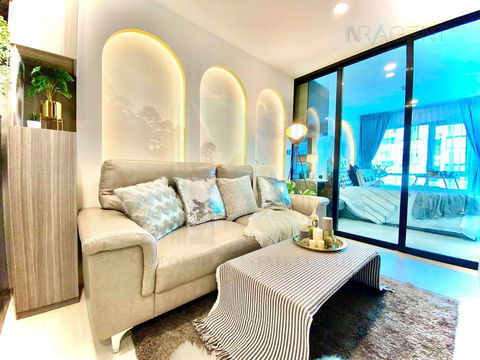 For rent, The Origin Sukhumvit 105, 1 bedroom, 5th floor, Building C, near BTS Bearing.