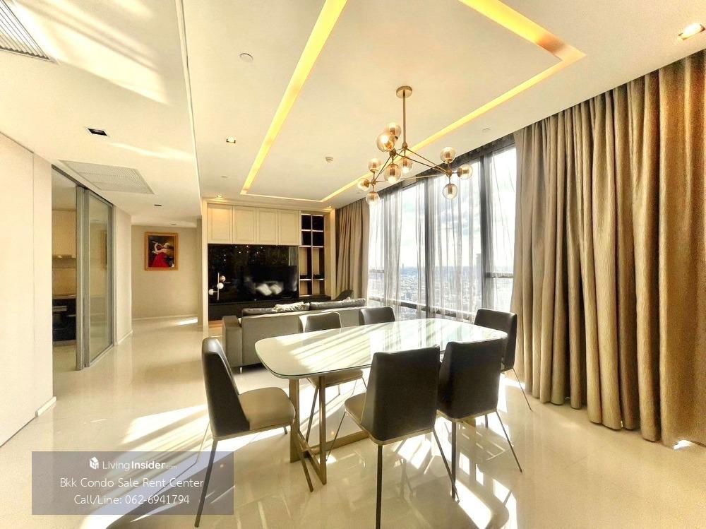 รูป คอนโด The Bangkok Sathorn 2 ห้องนอน 2 ห้องน้ำ พื้นที่ 125 ตรม. วิวแม่น้ำเจ้าพระยา *ค่าเช่า 130,000 ฿ ต่อเดือน *ขาย 40 ลบ* ติดต่อ โทร.062-6941794  - รูปที่ 3/12