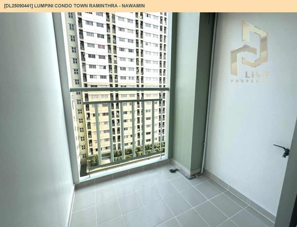 picture DL25090441 Condo for sale  (Lumpini Condo Town Raminthra - Nawamin) ready to move in. Call 0638692663 LineID@655ebbvc - 10/13