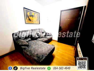 Condos for rent Rattanathibet Road : A68-070 Condo for rent at Supalai Veranda Rattanathibet, 46 sq m. Morning sun, large room✨