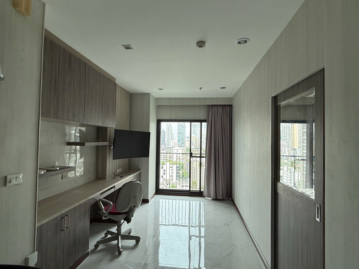 รูป ว่าง พร้อมเช่า โนเบิล รีมิกซ์ ห้องสวย รีโนเวทใหม่ หนึ่งห้องนอน ไซส์ใหญ่ วิวไม่บล็อค - รูปที่ 4/14