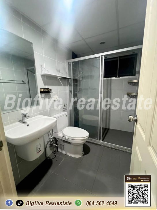picture A68-070 Condo for rent at Supalai Veranda Rattanathibet, 46 sq m. Morning sun, large room✨ - 8/10