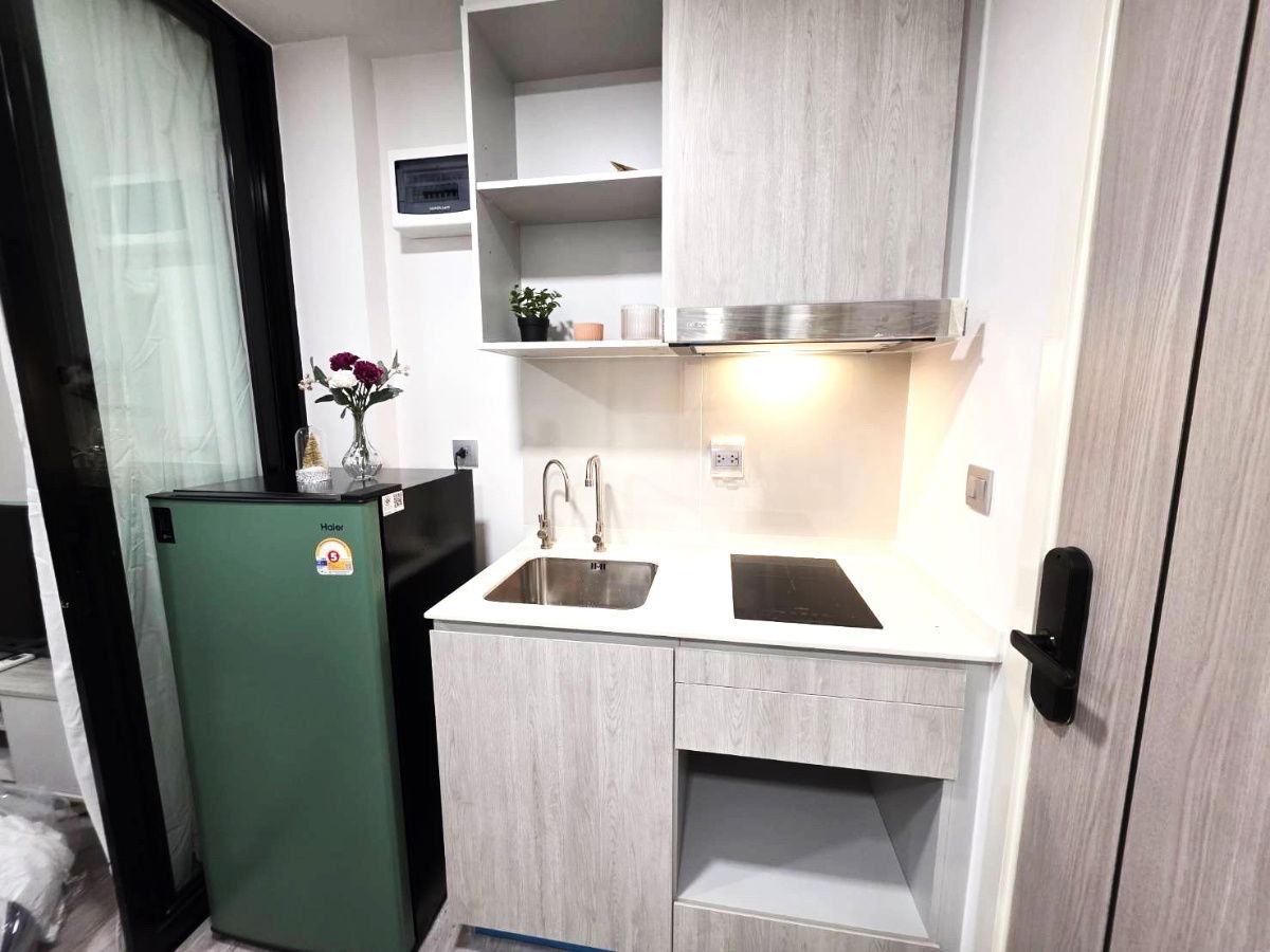 picture For rent Atmoz  Tropical Bangna  1 bedroom, 1 bathroom, 4th floor, Building E, 24 sq m, closed kitchen - 6/10