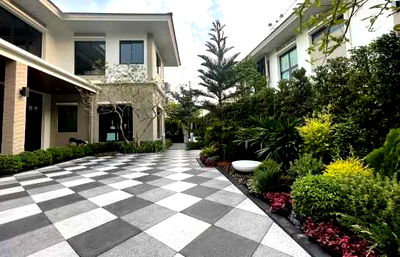 Houses for rent Phasi Charoen : Single house for rent, Prin Village, Sathorn Ratchapruek, next to Ratchapruek Road, near BTS Bang Wa, 93 sq m, 2 floors