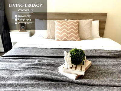 คอนโดให้เช่า : LWHPZR4H ให้เช่าคอนโด Rich Park @ Triple Station 30 ตร.ม. ชั้น 3 line id : @livinglegacy