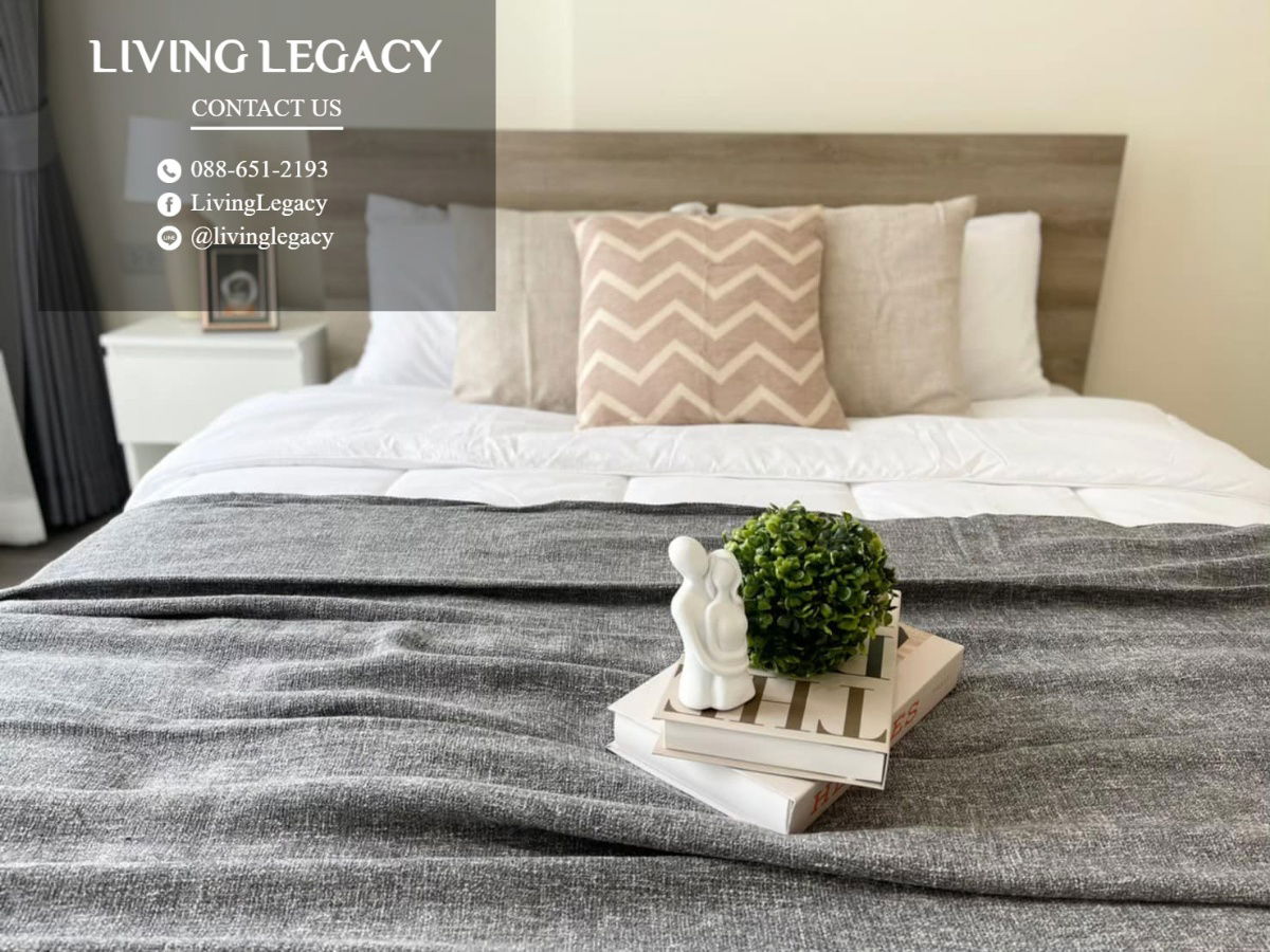 picture LWHPZR4H Condo For Rent Rich Park @ Triple Station 30 Sq.M. Floor 3 line id : @livinglegacy - 1/10