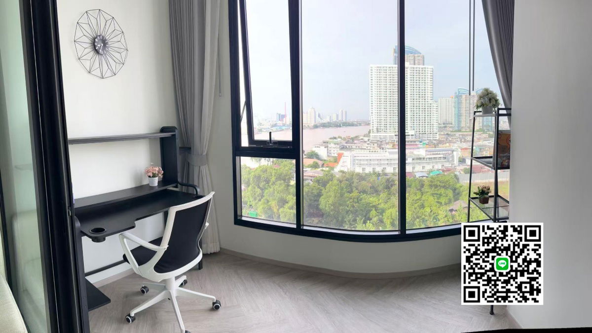 picture 1BR @ Chapter Charoenakorn-Riverside (line ID: yiyobkk) - 4/17