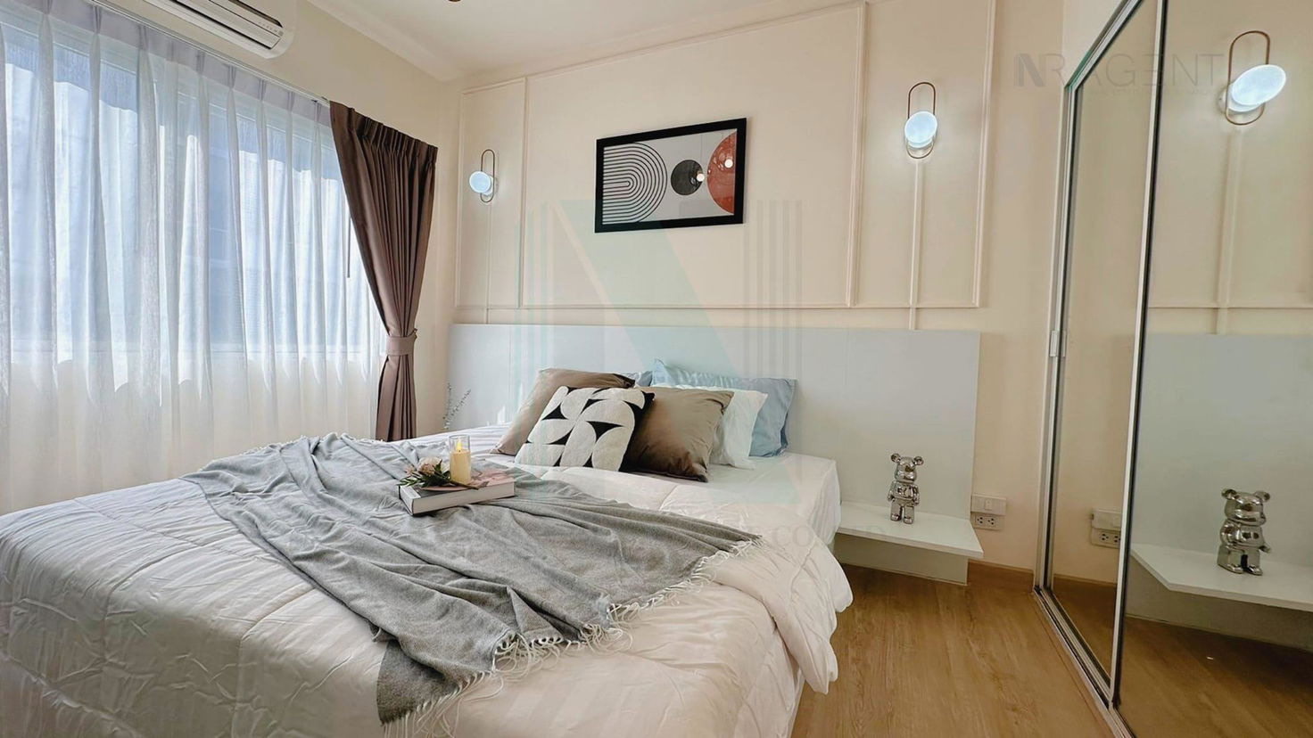 picture Condo for sale, A Space Sukhumvit 77, 1 bedroom, 4th floor, Building B, near People Park Community Mall. - 1/8