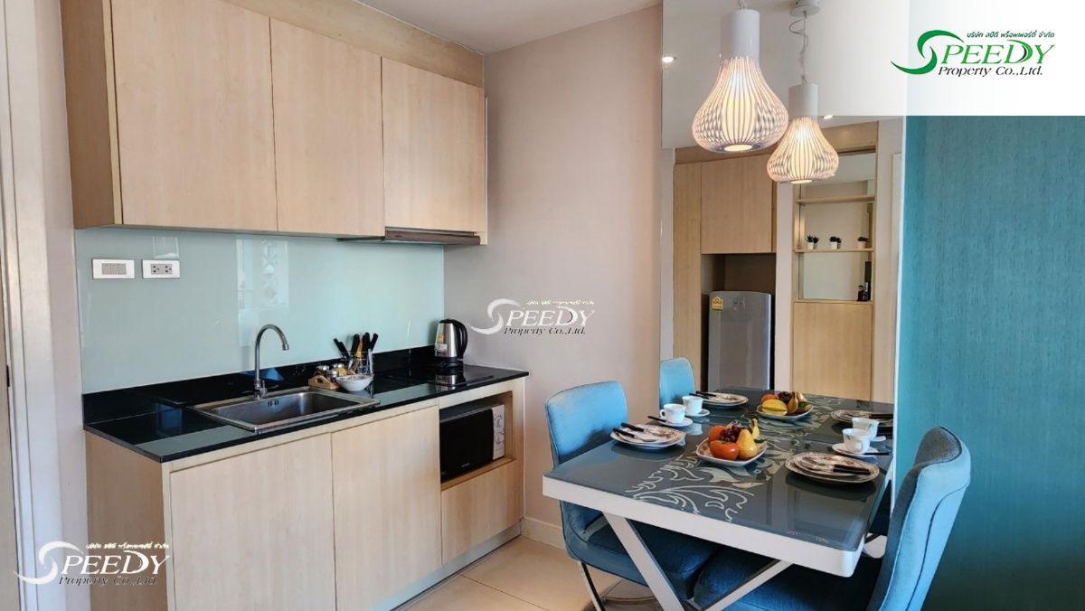 picture Condo Pattaya for rent, 1 bedroom, 1 bathroom ☁️ Ready to move in, shady atmosphere - 4/12