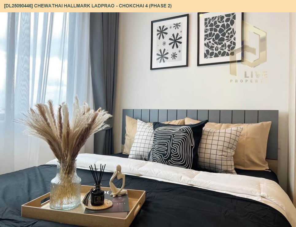 picture DL25090446 Condo for rent, Chewathai Hallmark Ladprao - Chokchai 4 (Phase 2) near -, ready to move in, call urgently 0653619502 LineID @534wlwof - 8/13